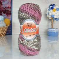 Bonito ethnic Lanoso - 1206 (какао/розов)