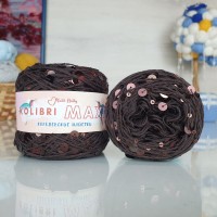 Колибри макси королевские пайетки - 026 (шоколад с блест.корич.пайет.)