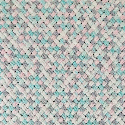 PUFFY COLOR (Alize) - 6529 (мята/сер/св.роз)