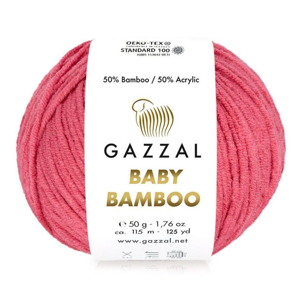 Baby Bamboo, Gazzal - 95212 (красный коралл)