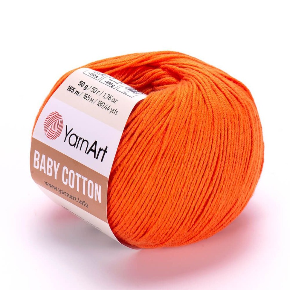 Baby Cotton YarnArt - 421 (оранжевый)