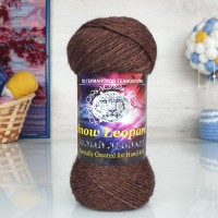 Белый леопард - 6517 (коричневый)