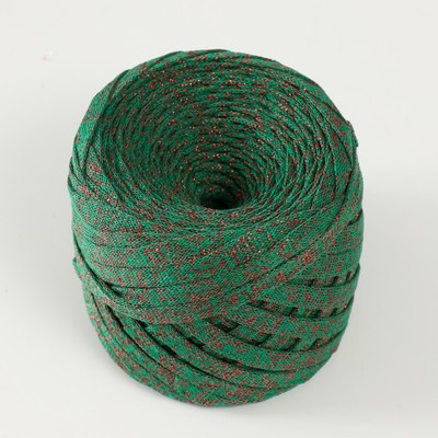Шнур Риббон с люрексом 85м/170±5 гр (Нефрит, люрекс: Красный) Шнур Риббон с люрексом 85м/170±5 гр (Нефрит, люрекс: Красный)