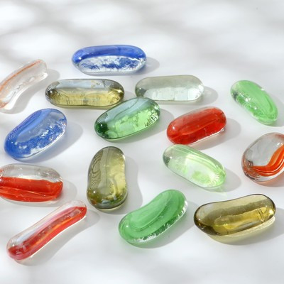 Декор стекло "Полосочки" (250 гр) микс Декор стекло "Полосочки" (250 гр) микс