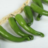 Муляж "Связка" 12 перцев, 45 см, зелёный