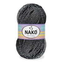 Elit Baby (NAKO) - 3086 (черно-белый меланж)