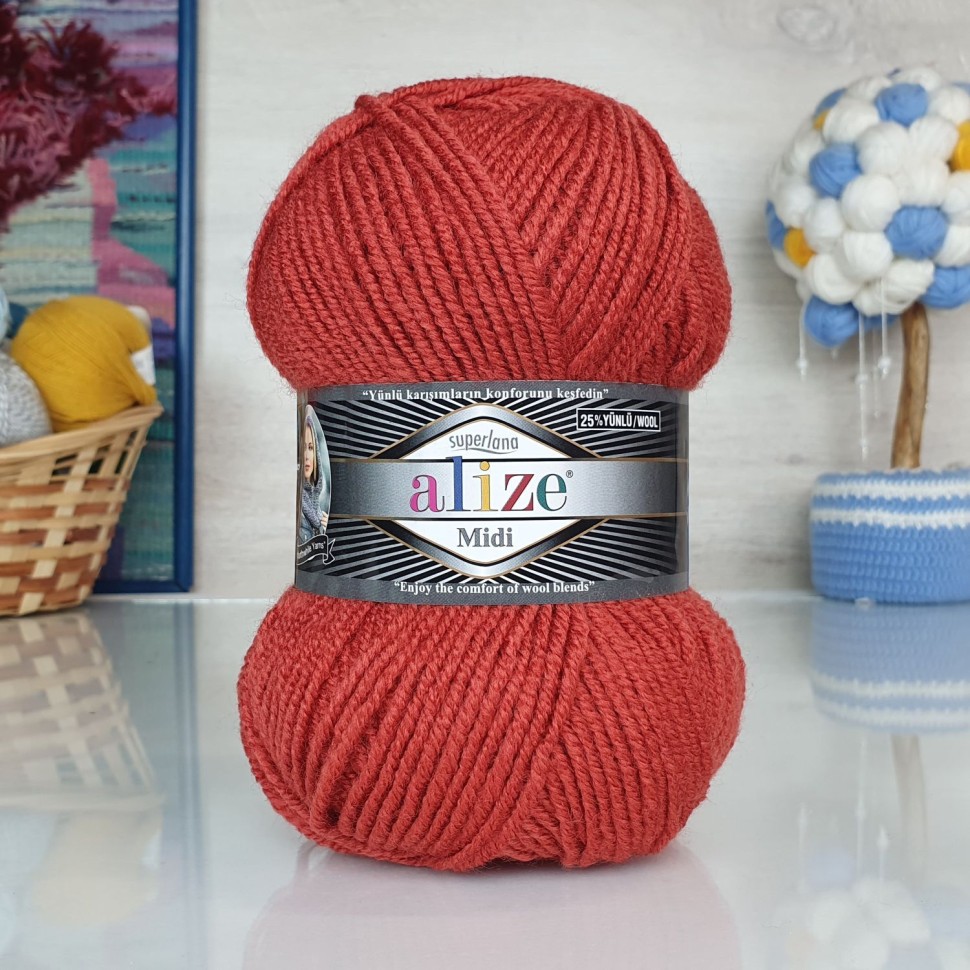 SUPERLANA MIDI - 456 (рябина)