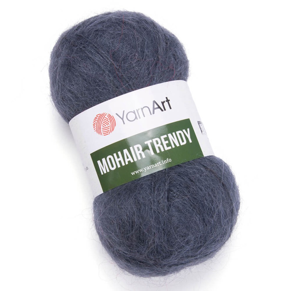 Mohair Trendy YarnArt - 118 (тем.серый)