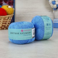 Цветное кружево (Пехорка) - 15 (Т.Голубой)