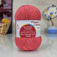 Шотландский твид (ТКФ) - 1398 (коралловый меланж)