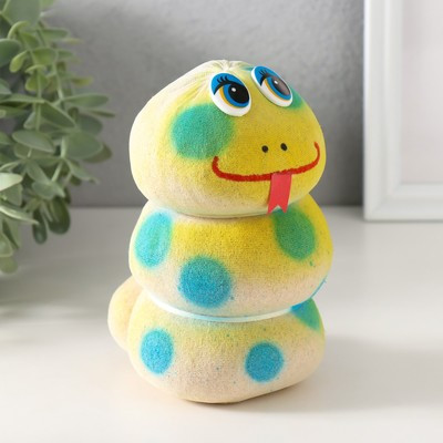 Растущий подарок травка Экоживчик "Змейка пятнистая" синяя Растущий подарок травка Экоживчик "Змейка пятнистая" синяя