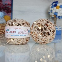 Колибри макси королевские пайетки - 028 (золото)