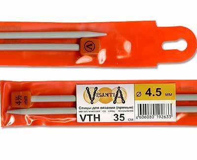 прямые VTH металл  d 4.5 мм 35 см VIZANTIA