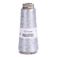 Paillettes YarnArt - 8001 (серебряный)