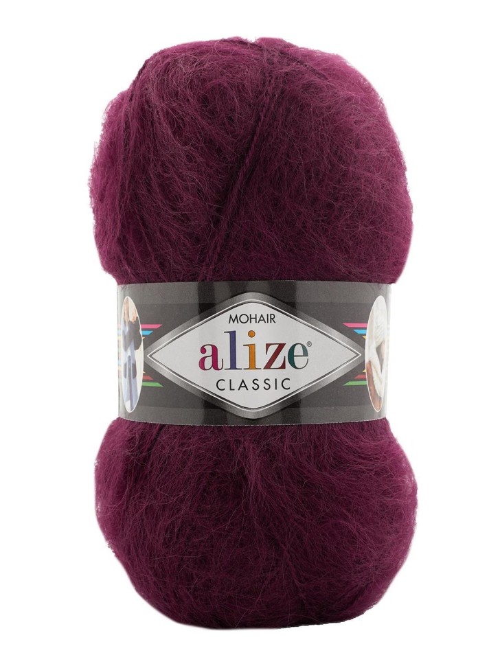 MOHAIR CLASSIC (ALIZE) - 952 (бордовый)
