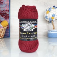 Белый леопард 150 м. (Колор-Сити) - 43 (бордовый)