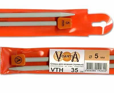 прямые VTH металл  d 5.0 мм 35 см VIZANTIA