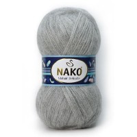 MOHAIR DELICATE (Nako) - 195-6128 (светло-серый меланж)