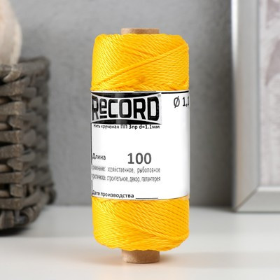 Нить крученая ПП 3пр d=1.1мм (100, сер, черн, желт, Ц4"набор) Нить крученая ПП 3пр d=1.1мм (100, сер, черн, желт, Ц4"набор)