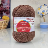 Шотландский твид (ТКФ) - 1452 (бордо меланж)
