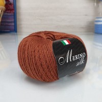 Мерино силк 50 (Сеам) - 20 (терракот)