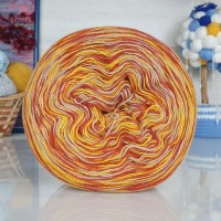 Акрил меланж (Рассказовская) - 10_2 (терракот/желтый/бежевый)