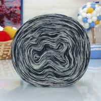 Ангорка меланж Рассказовская - 22 (черн-джинс-пепел)