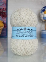 Теплая Ангорка Рассказовская 100 г - 01 (белый)