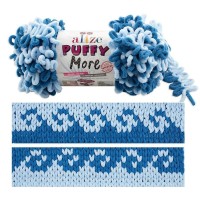 Puffy MORE (Alize) - 6555 (синий/голубой)