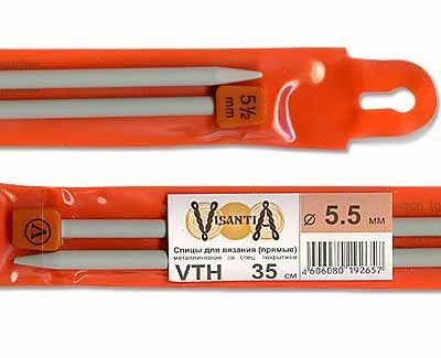 прямые VTH металл  d 5.5 мм 35 см VIZANTIA