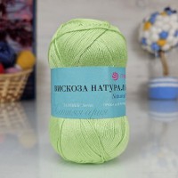 Вискоза натуральная (Пехорка) - 483 (Незрелый лимон)