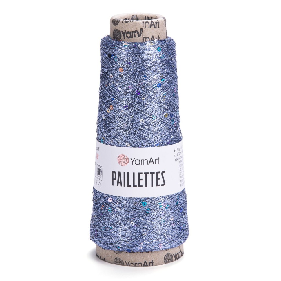 Paillettes YarnArt - 8003 (темно-голубой)