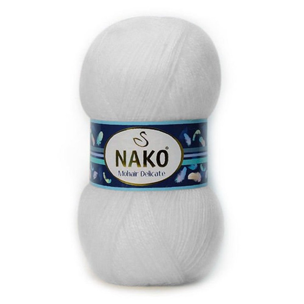 MOHAIR DELICATE (Nako) - 208-6101 (белый)