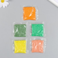 Набор цветного песка №9, 5 цветов, по 20 гр