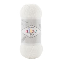 DIVA FINE ALIZE - 55 (белый)