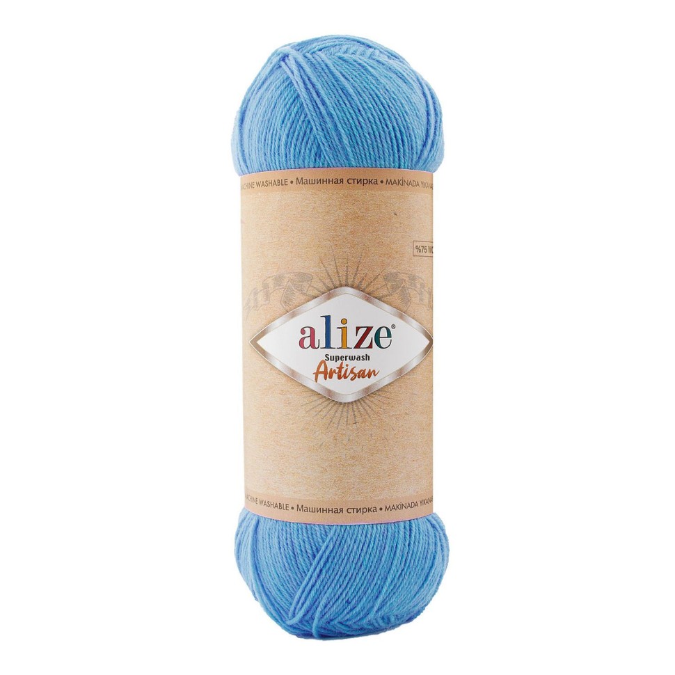 SUPERWASH ARTISAN ALIZE - 957 (голубой)