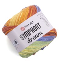 Symphony Dream YarnArt - 3103 (оранж/гол/зел/желт)