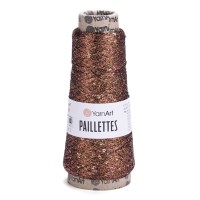 Paillettes YarnArt - 8005 (коричневый)
