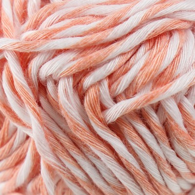 Пряжа светящаяся 100% лавсан "Сияй" меланж 50 гр 50 м бело-оранжевая (2 шт.) Пряжа светящаяся 100% лавсан "Сияй" меланж 50 гр 50 м бело-оранжевая (2 шт.)