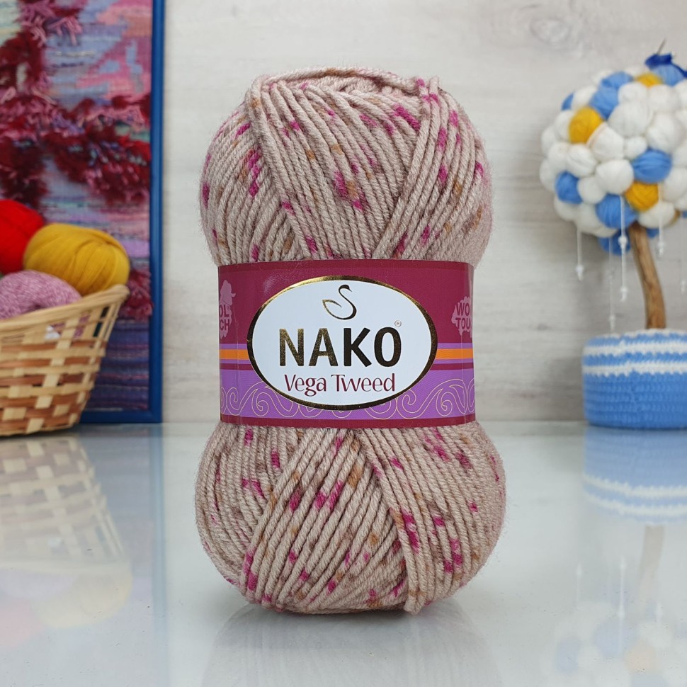 Vega Tweed, Nako - 31758 (сух.роза)