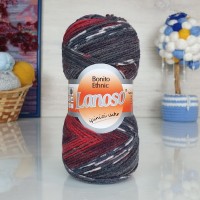 Bonito ethnic Lanoso - 1214 (т.бежев/красный)