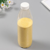 Песок цветной &quot;Желтый&quot; 1000±50гр МИКС