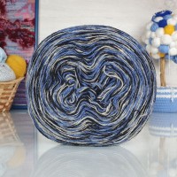 Ангорка меланж Рассказовская - 23_3 (черн-голубой-св.серый)