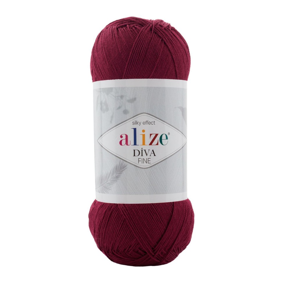 DIVA FINE ALIZE - 57 (бордовый)