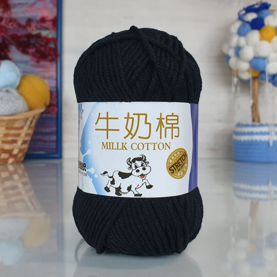 Милк коттон M&H - 002 (черный)