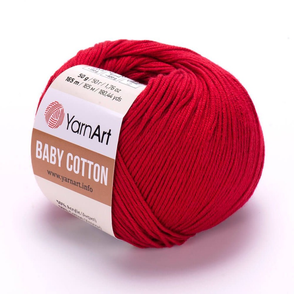 Baby Cotton YarnArt - 427 (красный)