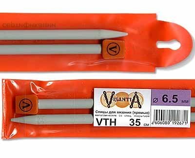 прямые VTH металл  d 6.5 мм 35 см VIZANTIA