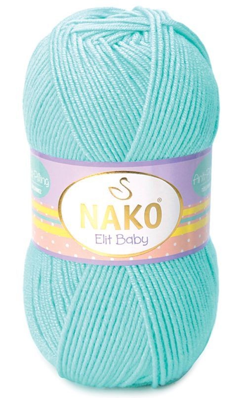 Пряжа Elit Baby (NAKO) - 10535 (неж.бирюза)