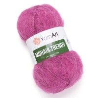 Mohair Trendy YarnArt - 144 (пыл.роза)