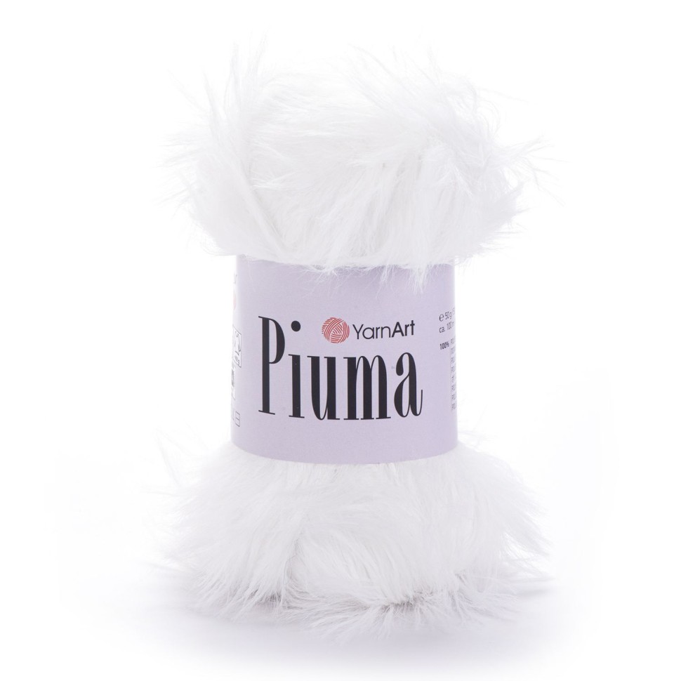 Piuma YarnArt - 4401 (белый)